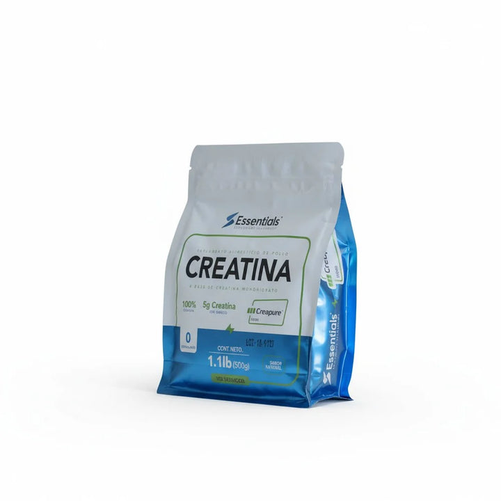 Essentials Creatina Monohidrato
(Creapure®️) 100 porciones