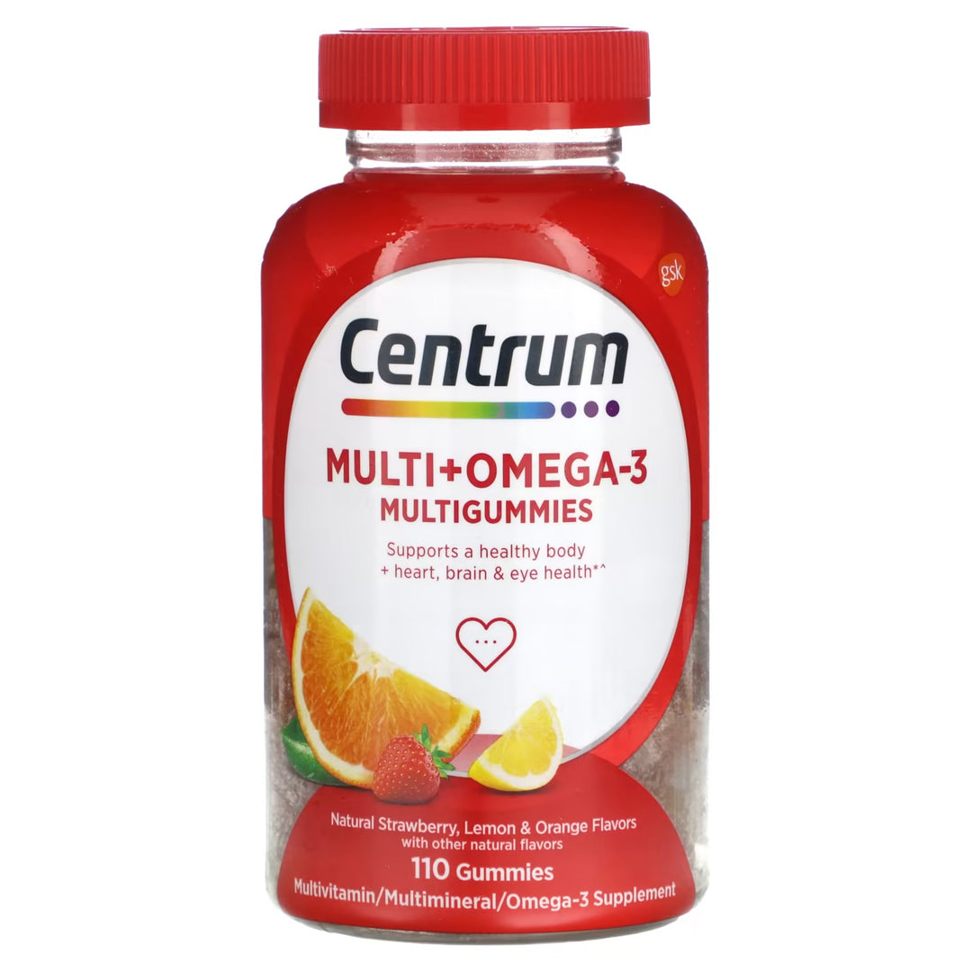 Centrum Multi + Omega-3 110 Gummies