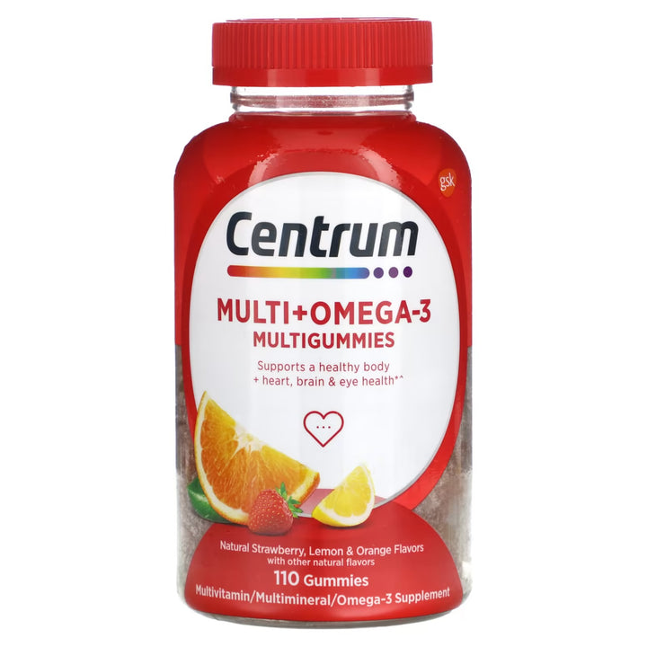 Centrum Multi + Omega-3 110 Gummies