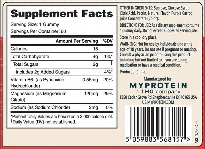 Magnesium Citrate 60 Gummies