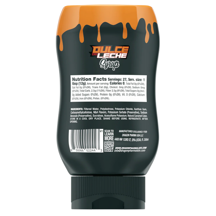 Dragon Dips DULCE DE LECHE SYRUP 11oz (335g)