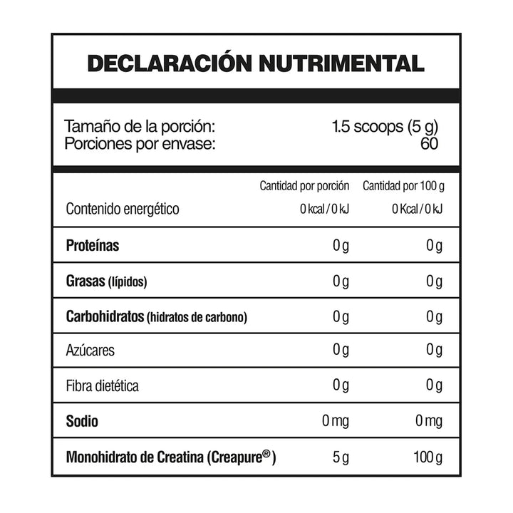 FSB CREATINA MONOHIDRATADA 60 porciones