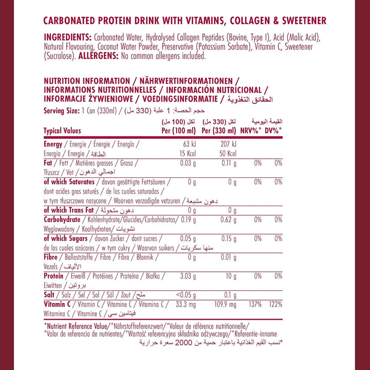 Sparkling Protein Water 330ml