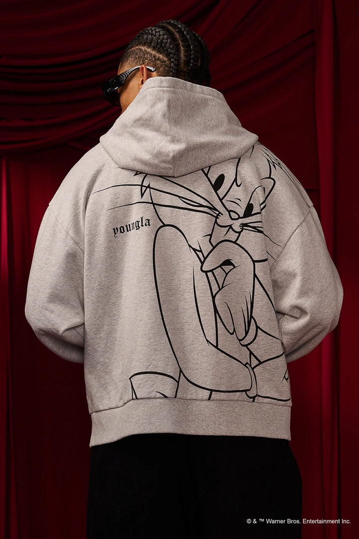 5257 - LOONEY TUNES PLAID ZIP-UPS