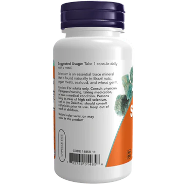 Now Foods Selenio 200 mcg (90 cápsulas)
