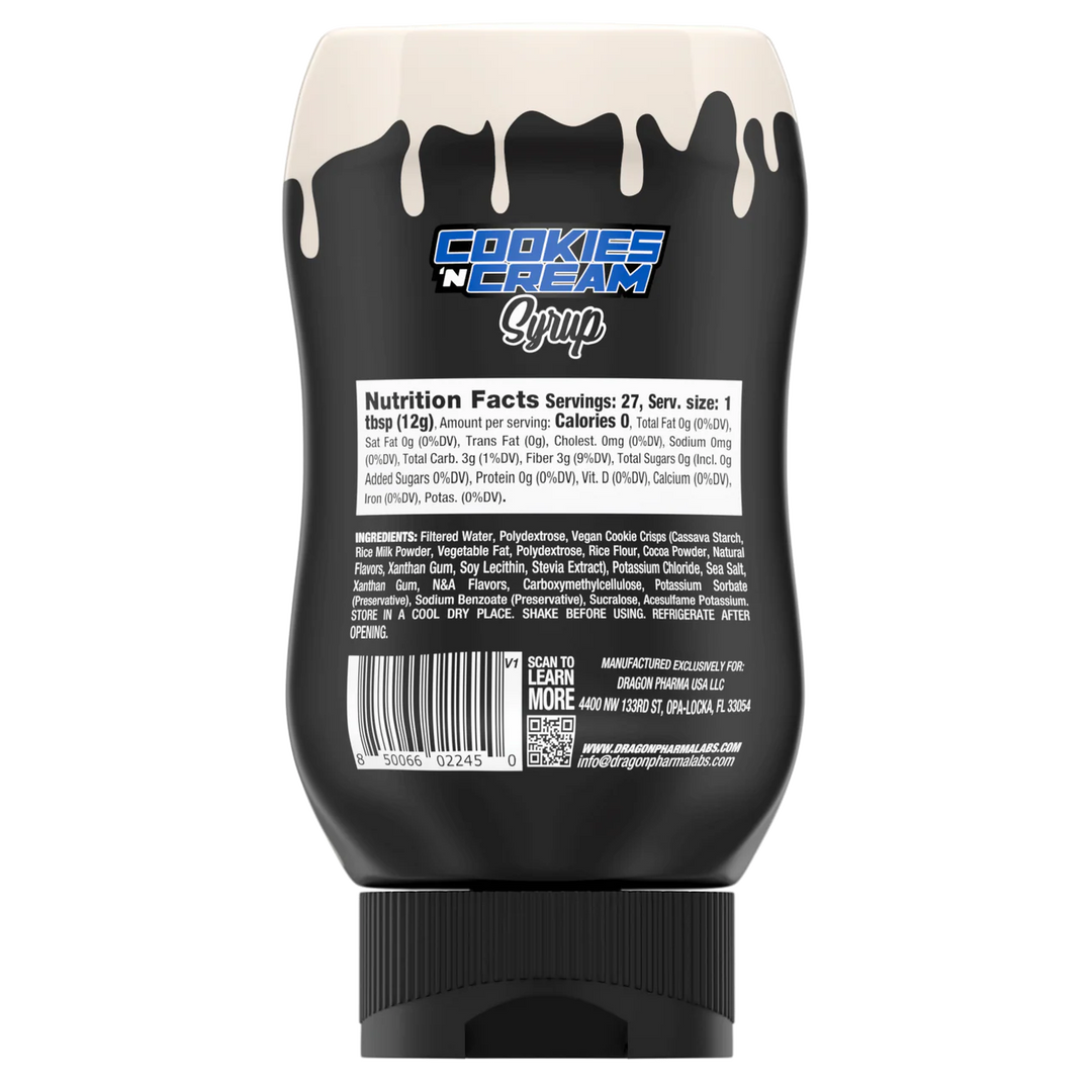 Dragon Dips COOKIES AND CREAM SYRUP 11oz (335g)