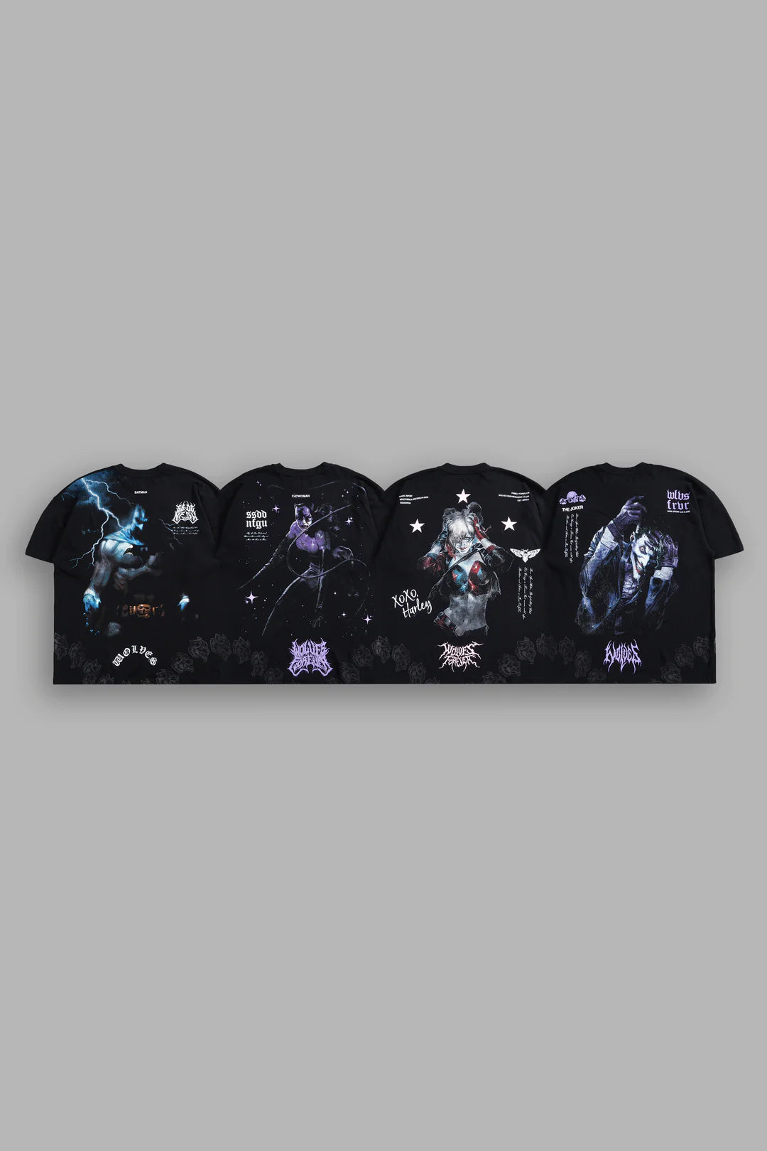 BATMAN VS JOKER "SIDE-BY-SIDE" TEE BOX SET IN BLACK