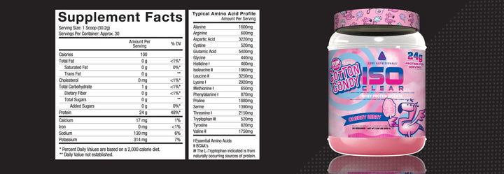 FUN SWEETS® ISO CLEAR - WHEY PROTEIN ISOLATE 30 Porciones