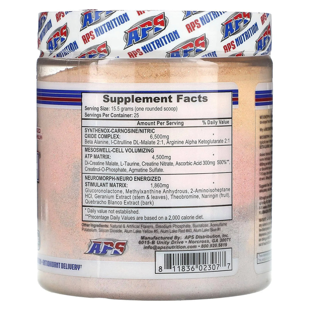 APS Nutrition Mesomorph 25 porciones