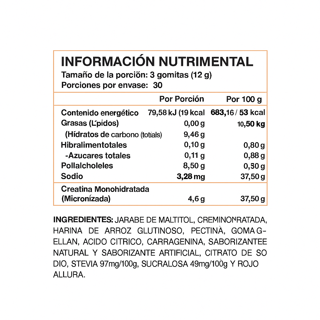 CREAGUMMIES 90 gomitas