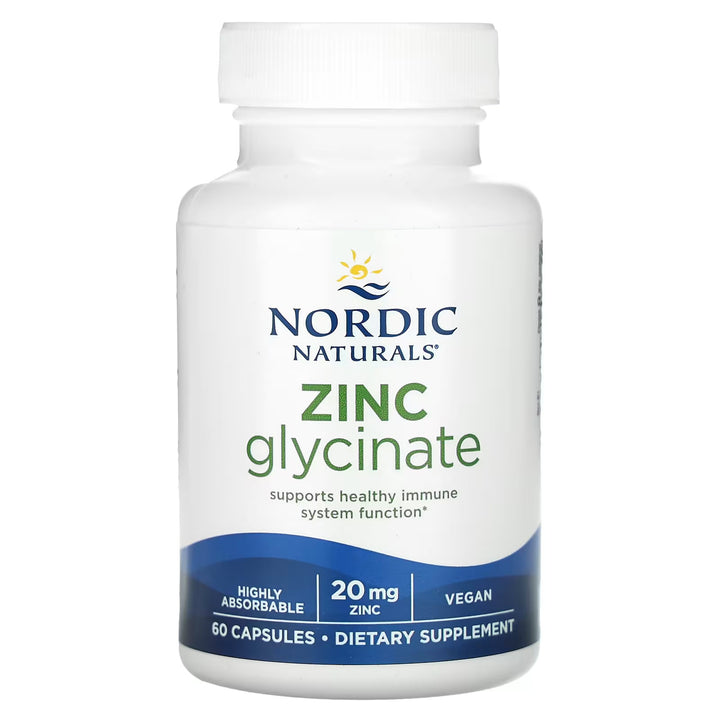 Nordic Naturals Zinc Glycinate 60 caps
