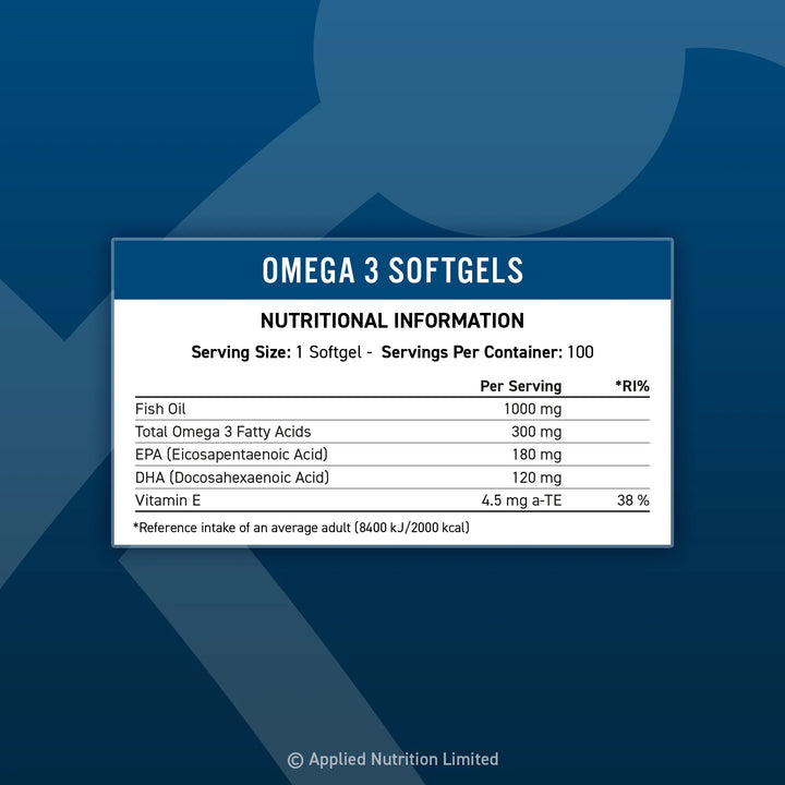 Omega 3 100 Softgels