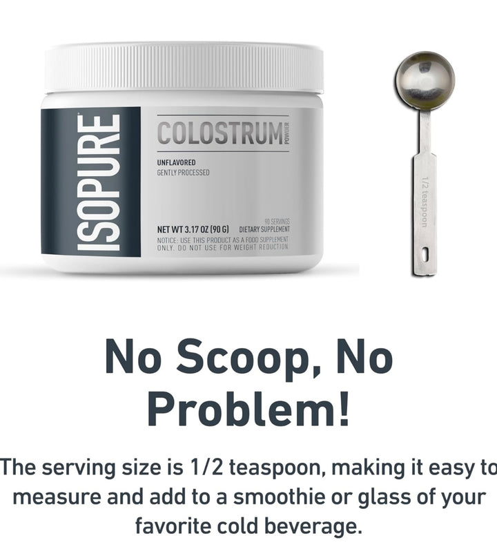 Isopure colostrum en polvo 90 porciones