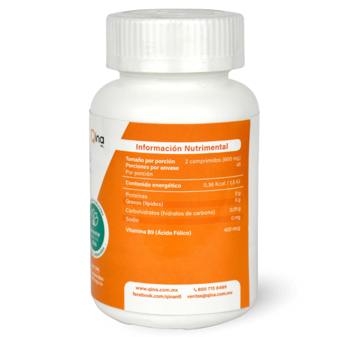 ÁCIDO FÓLICO 90 comprimidos 380 mg