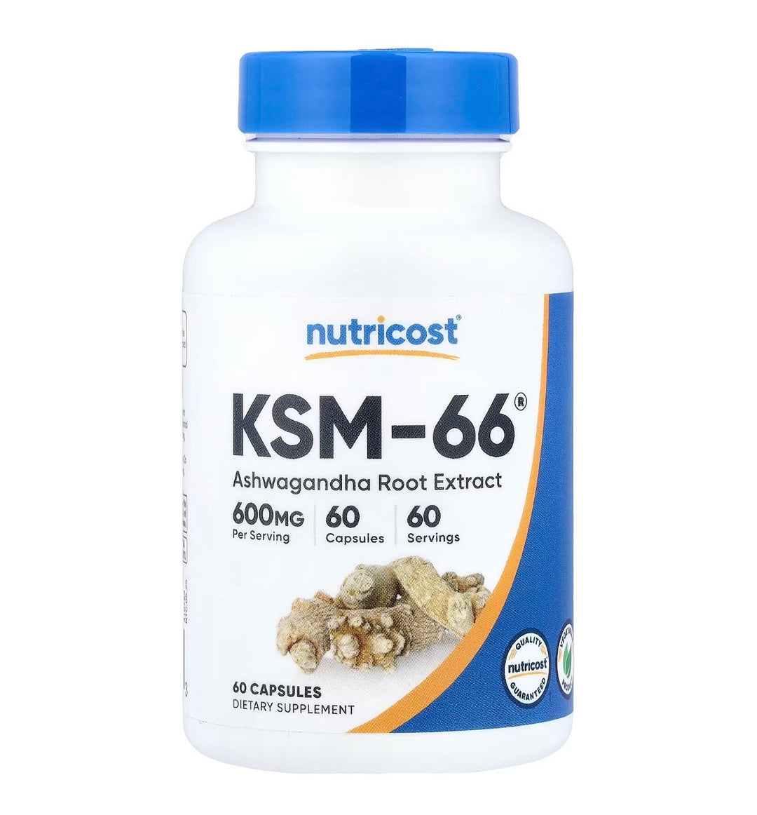 Nutricost KSM-66 Ashwagandha extracto de raíz 60 caps