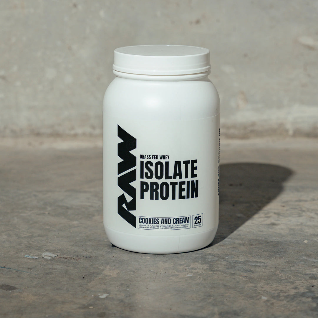 RAW Grass Fed Whey ISOLATE PROTEIN 25 porciones