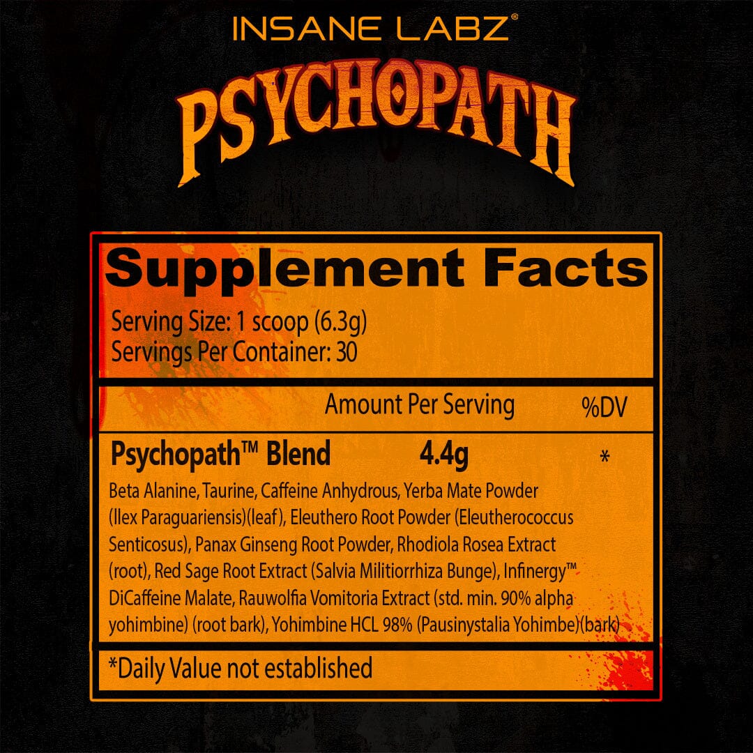 Insane Labz Psychopath 30 porciones