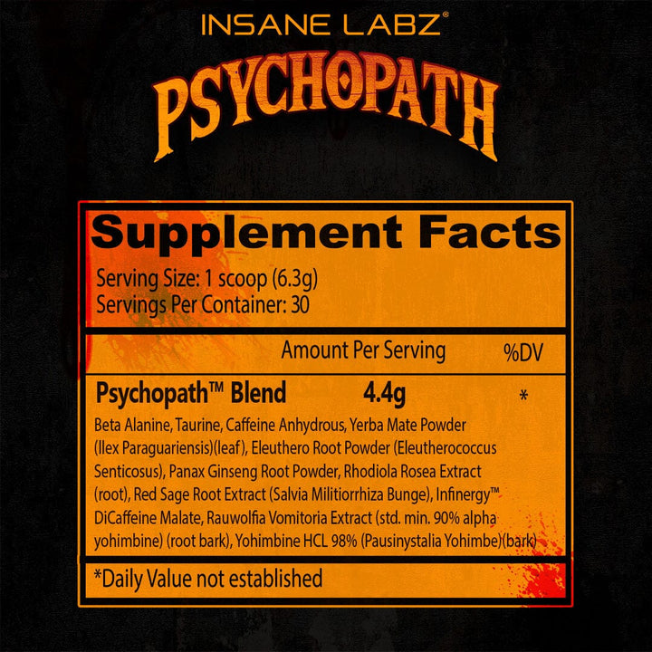 Insane Labz Psychopath 30 porciones