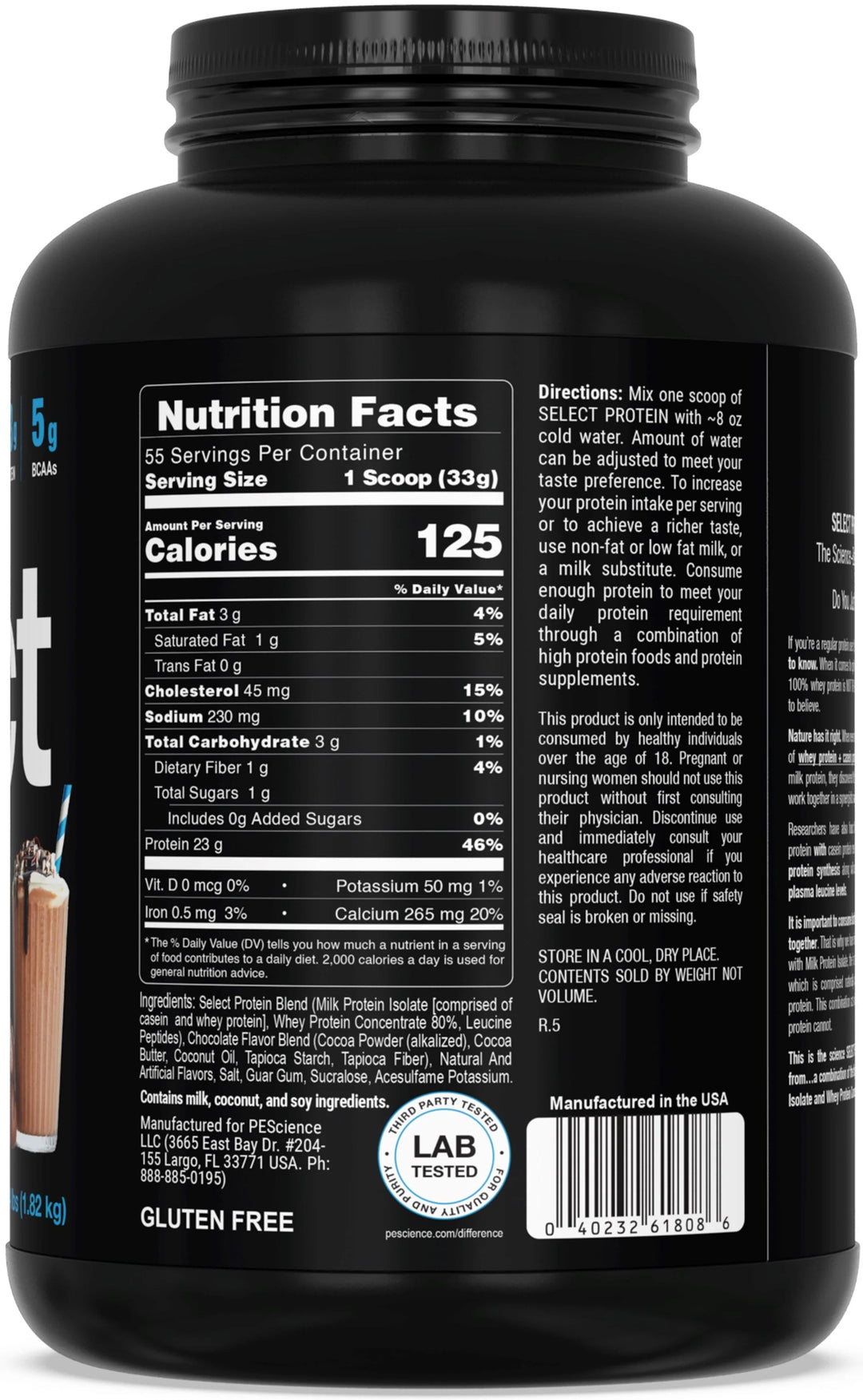 Select Protein Powder 4.05lbs 55 porciones