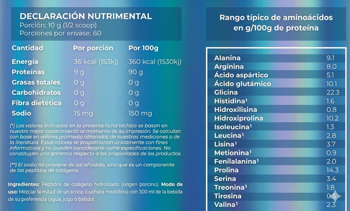 AF Peptidos de Colágeno Hidrolizado 60 porciones