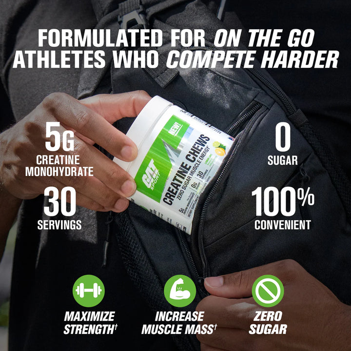 GAT CREATINE CHEWS 30 porciones