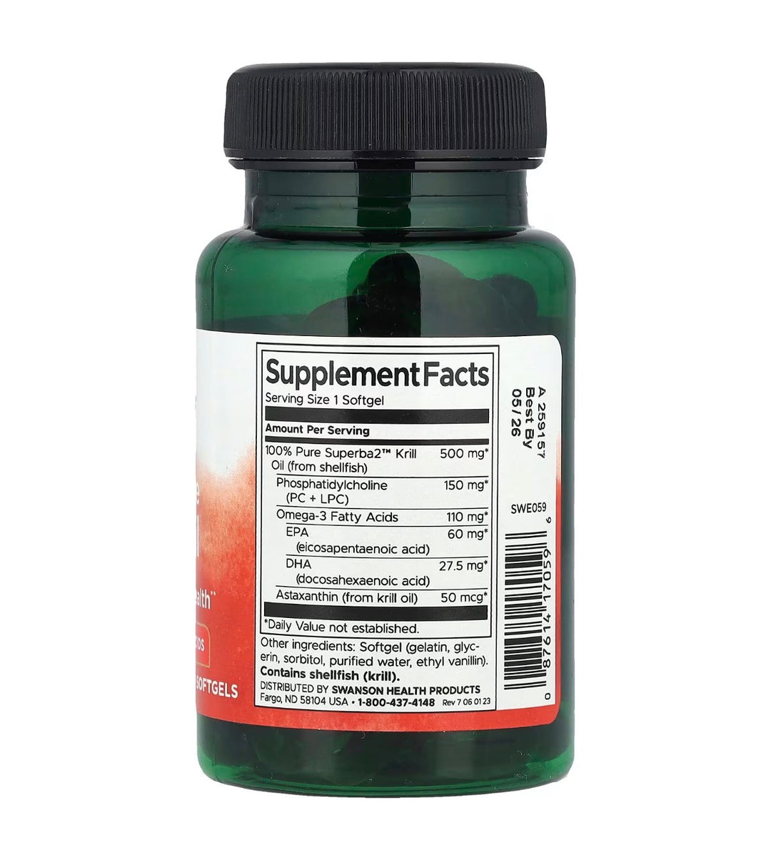 Aceite de Krill 100% Puro 60 Softgels