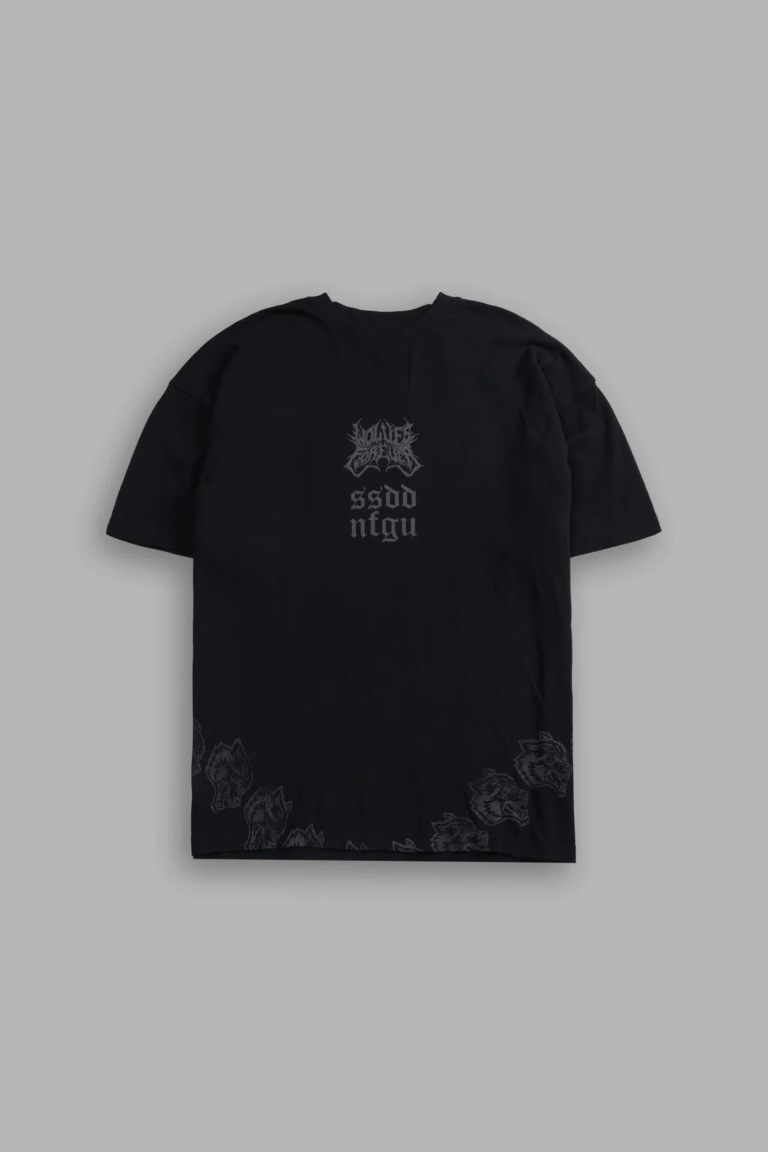 DARC CATWOMAN "SIDE BY SIDE" SERIES PREMIUM OVERSIZED TEE IN BLACK
