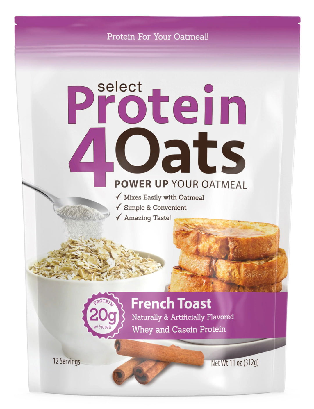 Protein4Oats Protein for Oatmeal 12 porciones