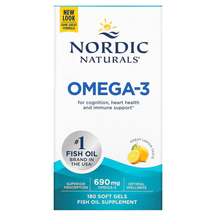 Nordic Omega-3 180 Soft geles