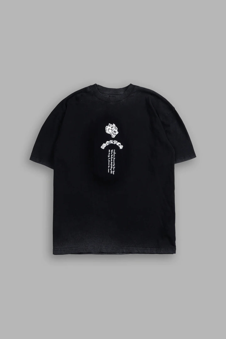 DARC SPIDER "PREMIUM" OVERSIZED TEE IN BLACK