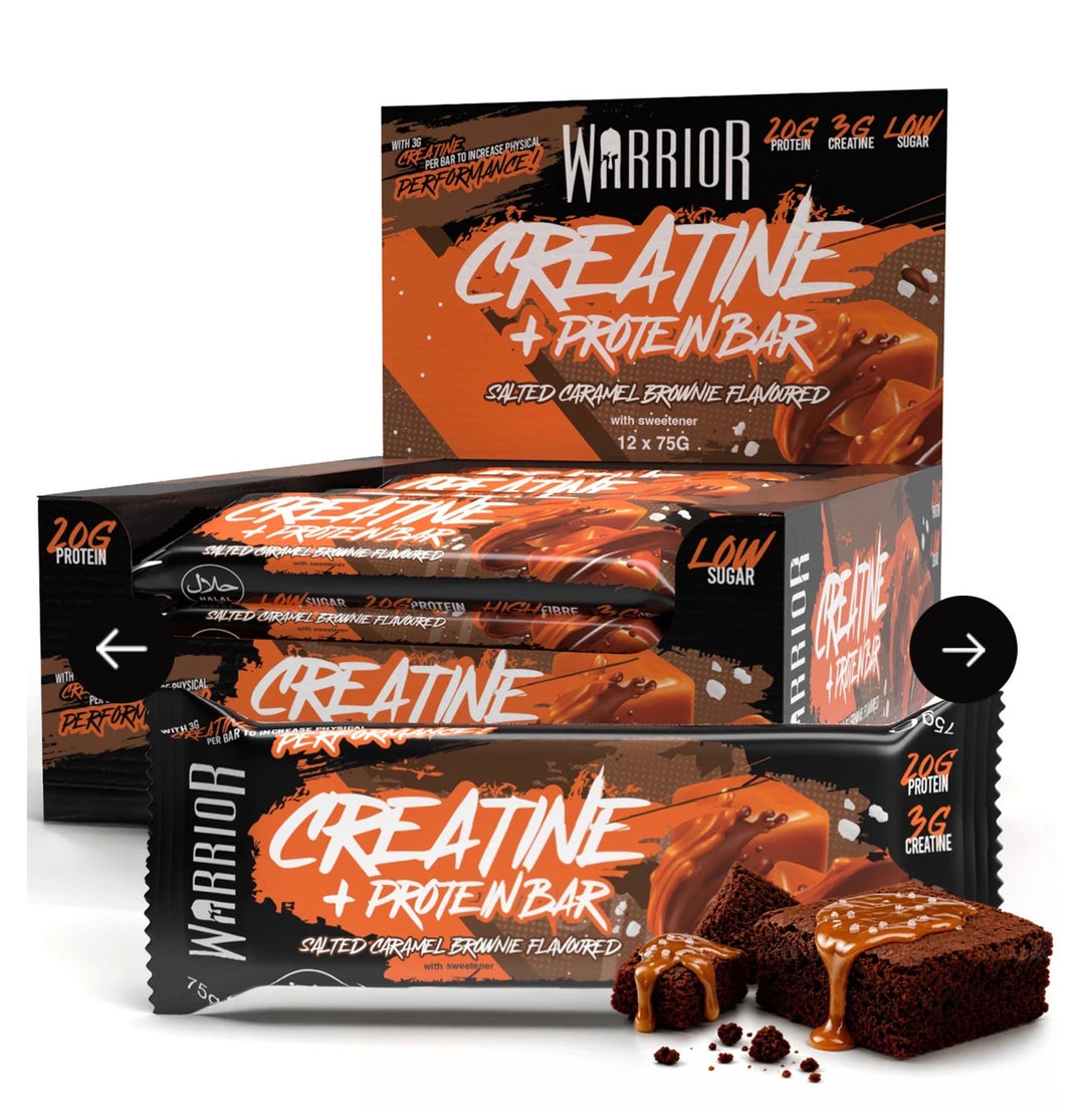 WARRIOR CREATINE BAR | STRENGTH + MUSCLE + RECOVERY 1 Bar
