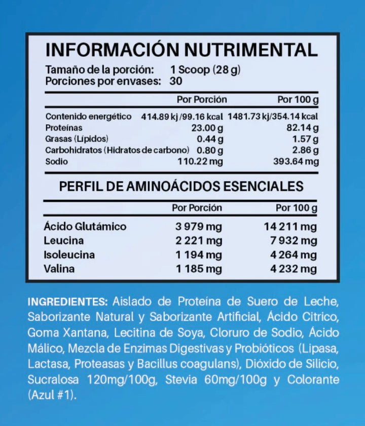 ISO TROPICAL 2 LBS 30 porciones