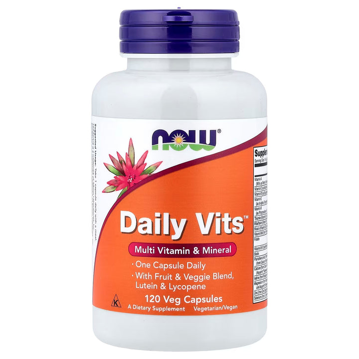 Daily Vits™ Suplemento multivitamínico y mineral 120 caps
