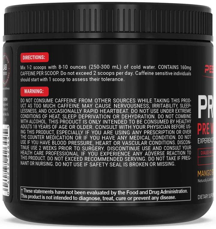 Prolific Pre-Workout 40/20 porciones
