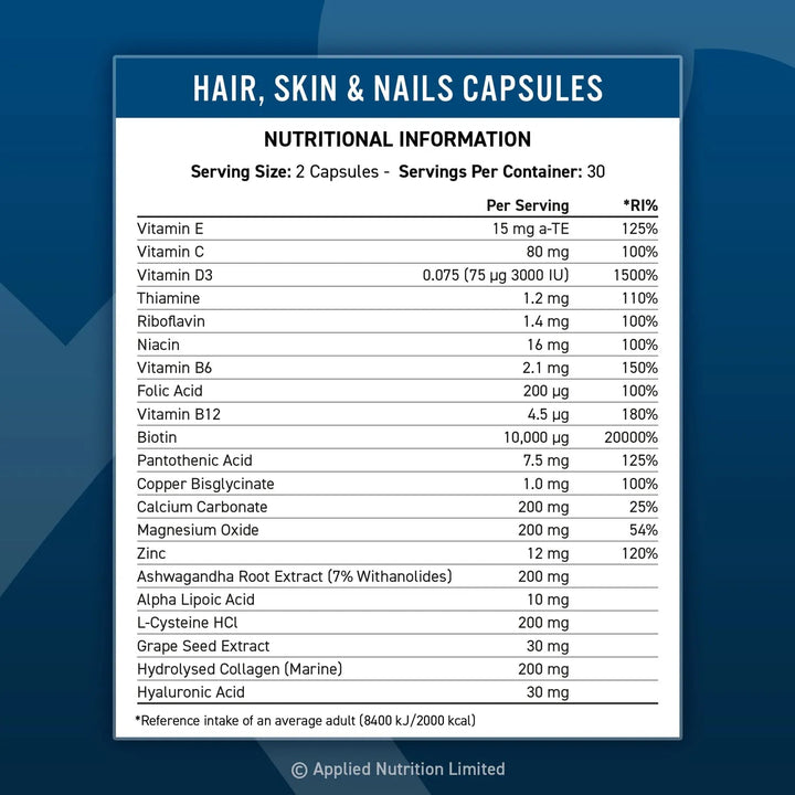 Hair, Skin & Nails 60 Caps