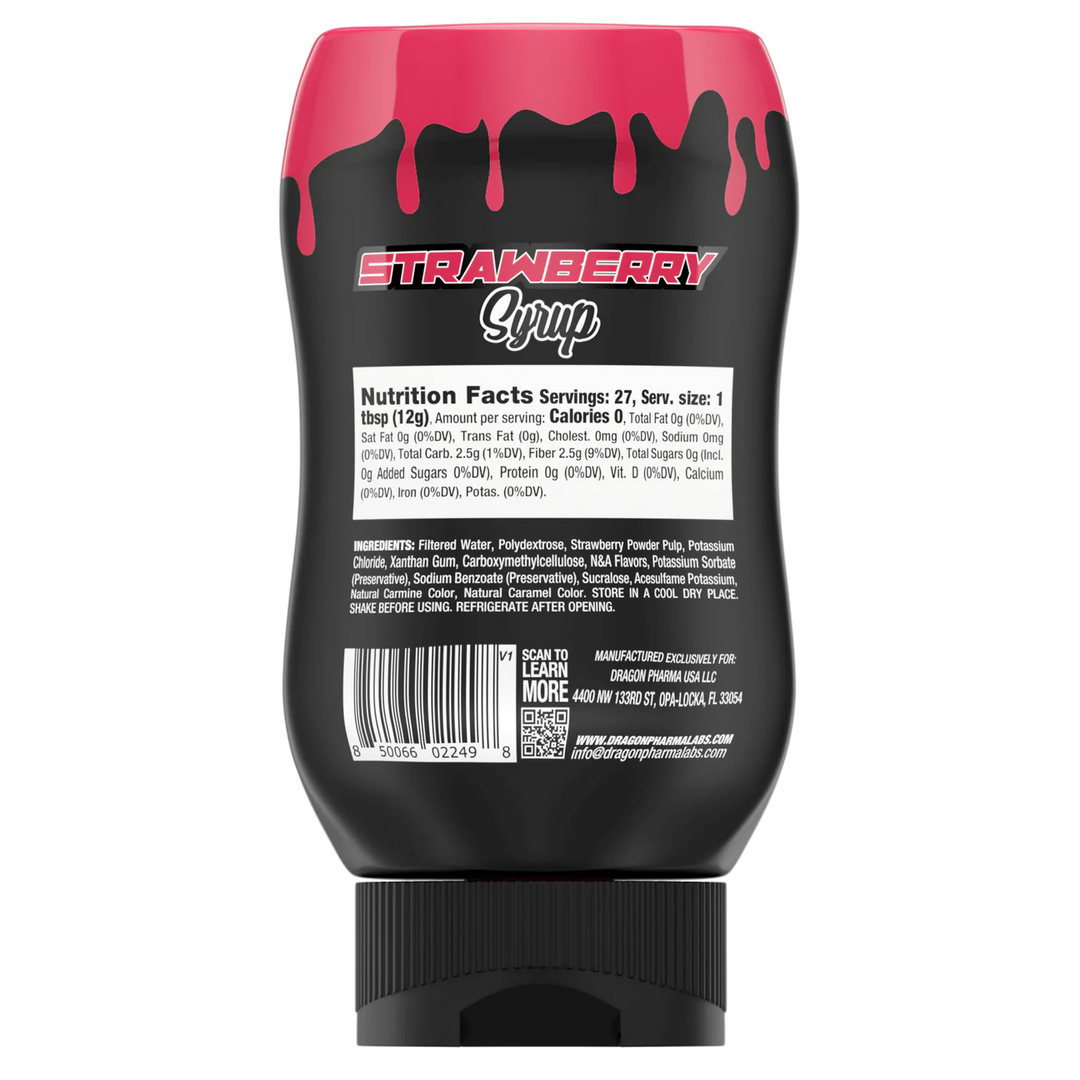 Dragon Dips STRAWBERRY SYRUP 11oz (335g)