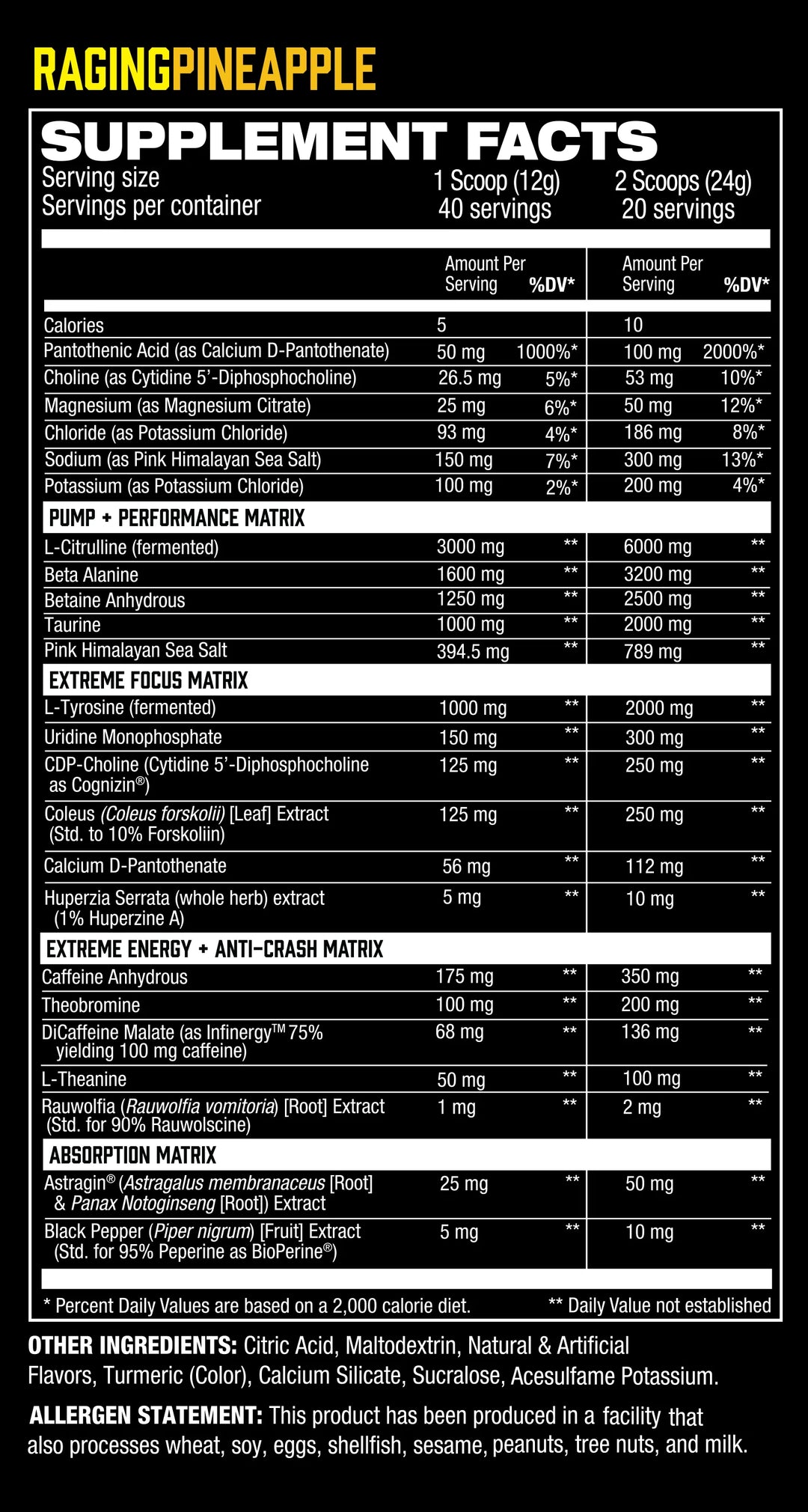 Hosstility Amped Pre-workout