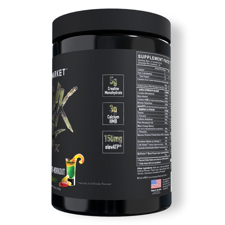 BULK APEX Strength Pre-workout 20 porciones