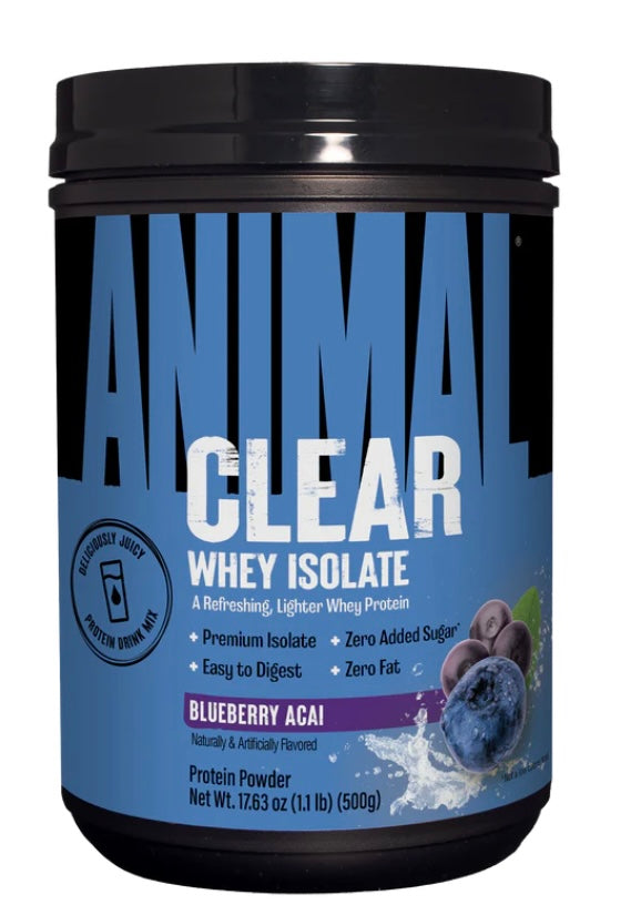 ANIMAL CLEAR WHEY ISOLATE 500g 20 porciones