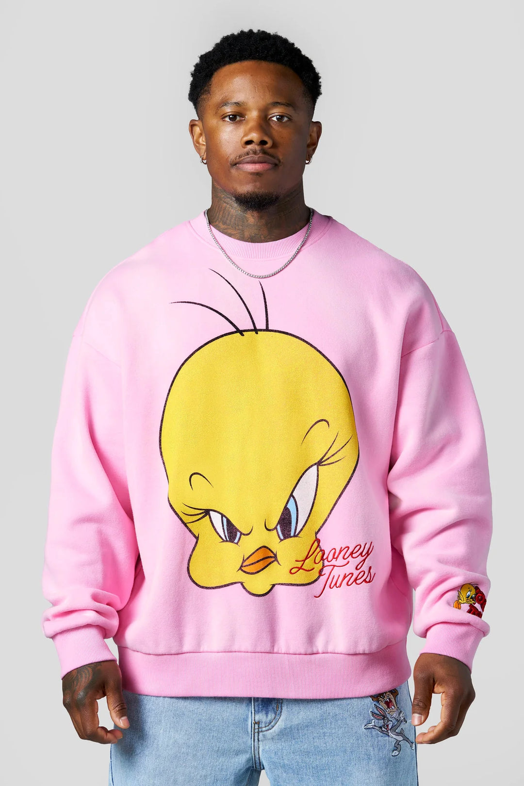 5255 - LOONEY TUNES FACE CREWNECKS