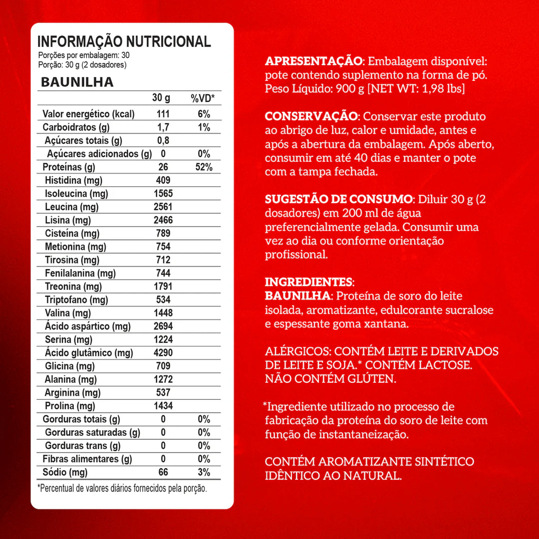 INTEGRAL MEDICA ISO PROTEIN TRIPLE ZERO 900 GR 30 porciones