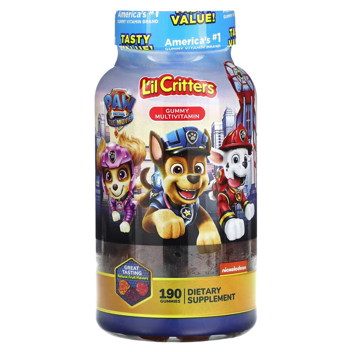 Paw Patrol Gomitas multivitaminicas sabor Fruta natural 190 gomitas