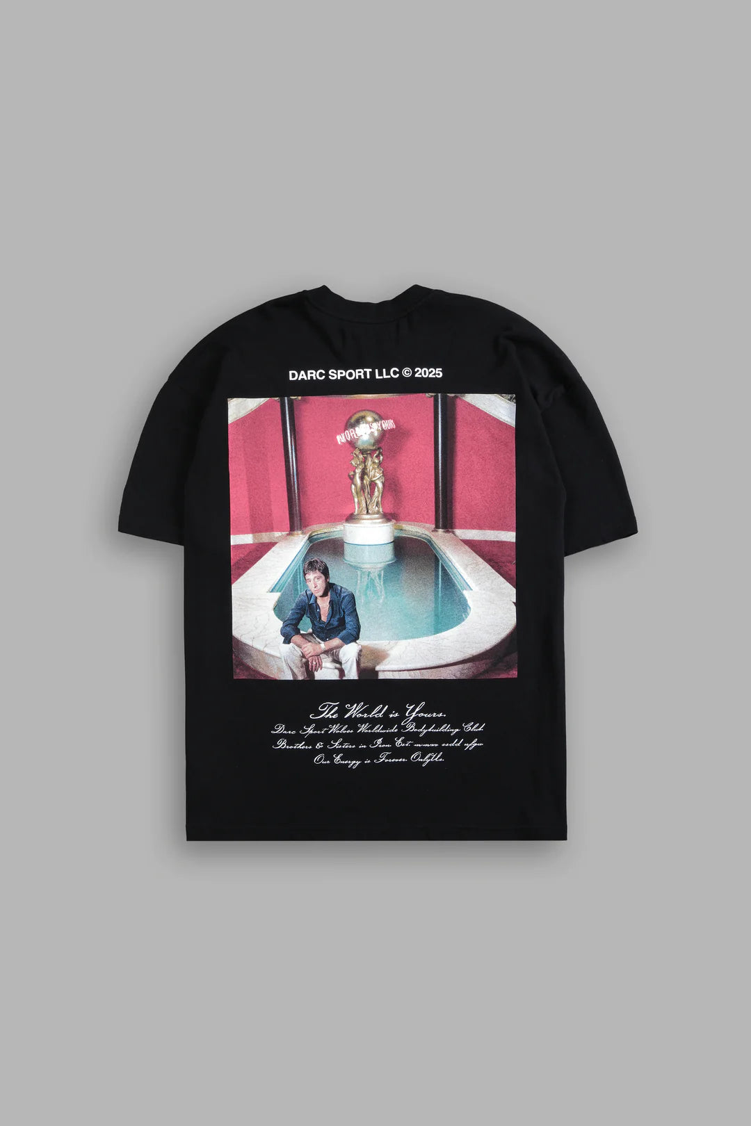 TONY MONTANA "PREMIUM" OVERSIZED TEE IN BLACK