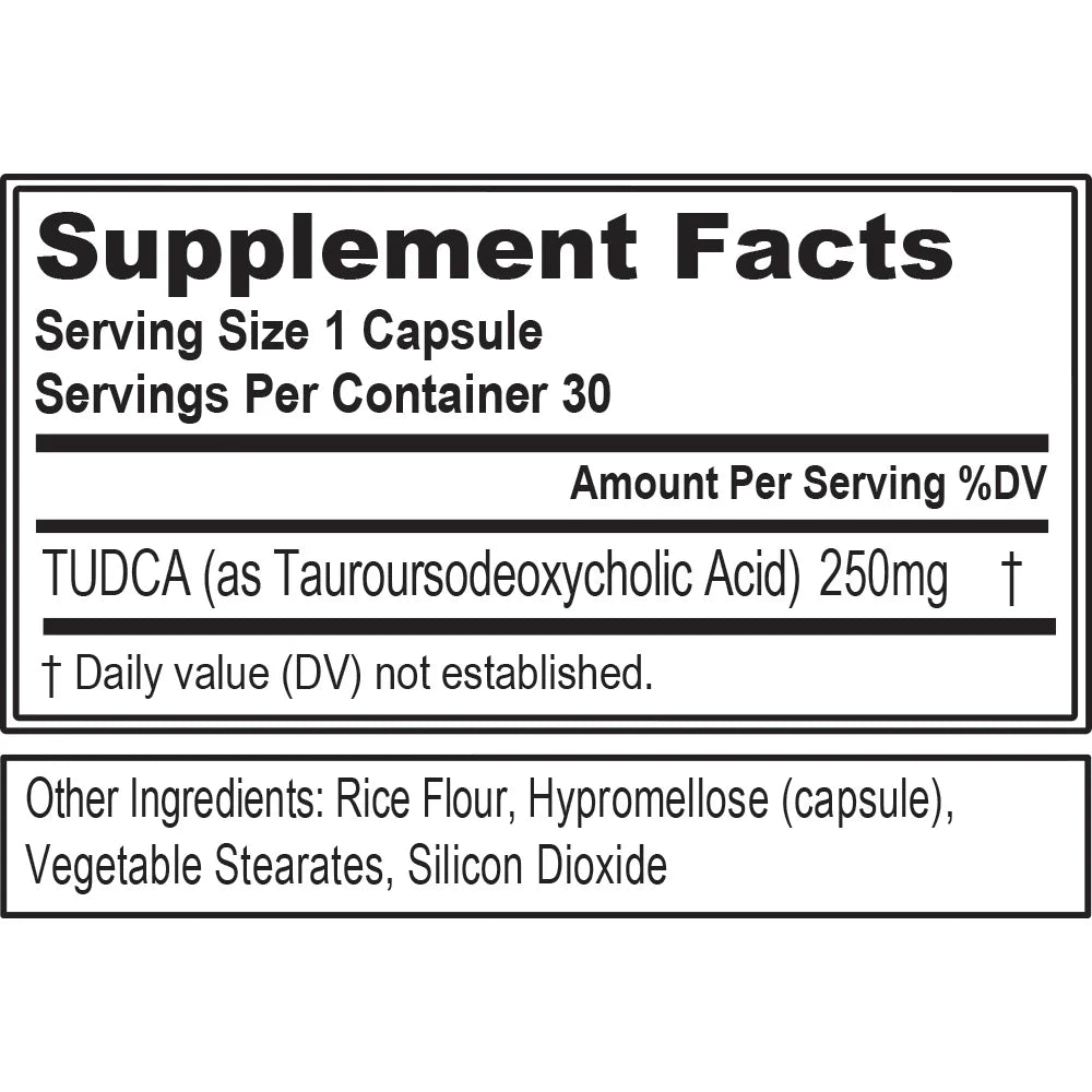 Tudca 250mg 30 caps