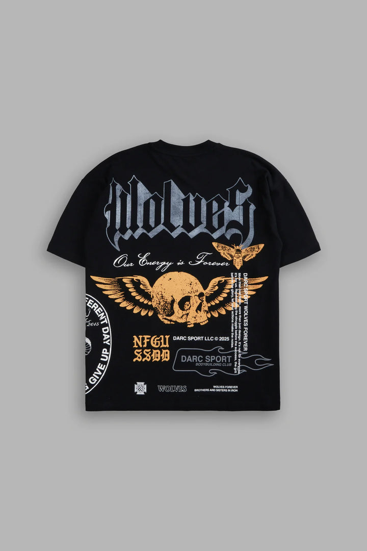 FREE WILL "PREMIUM" OVERSIZED TEE IN BLACK