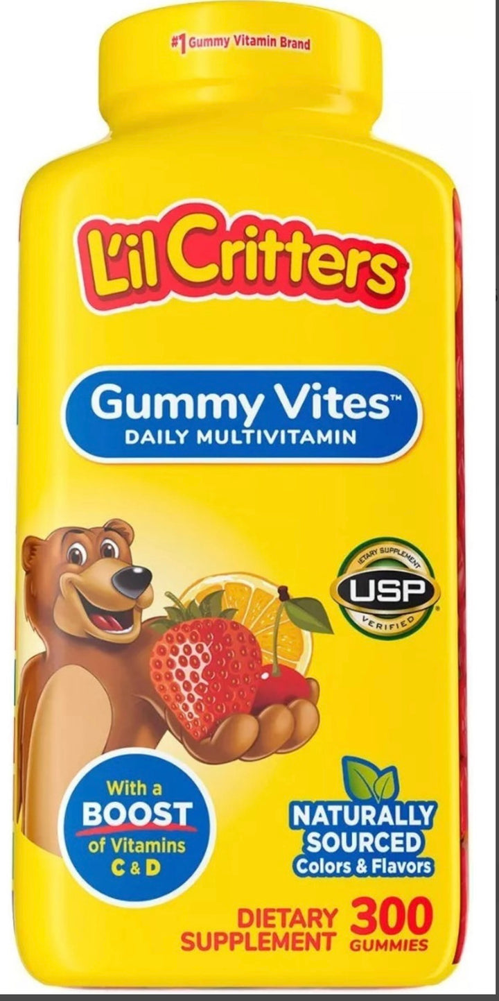 L’il Critters Gummy Vites – Multivitamínico Diario (300 Gomitas)