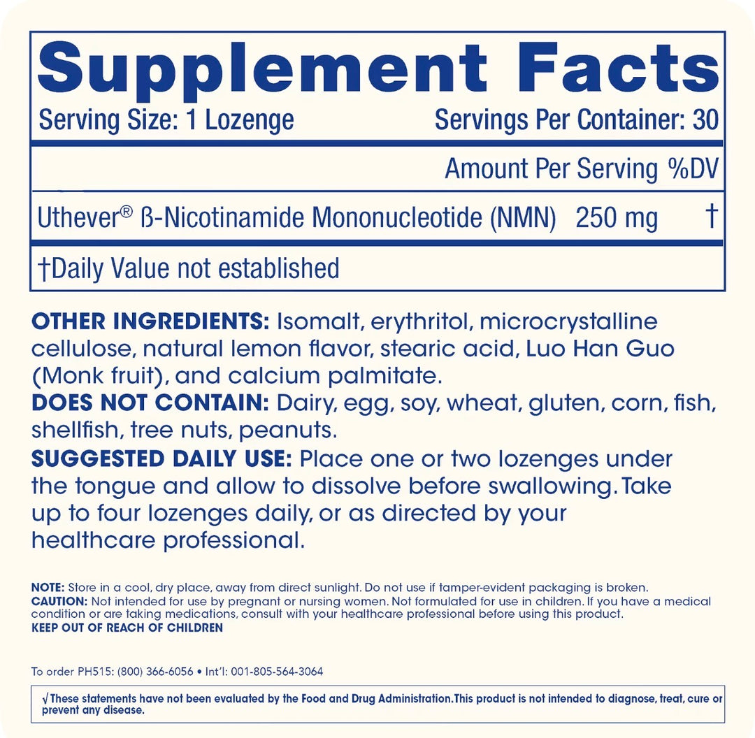 NMN Pro Health 250mg 30 lozenges
