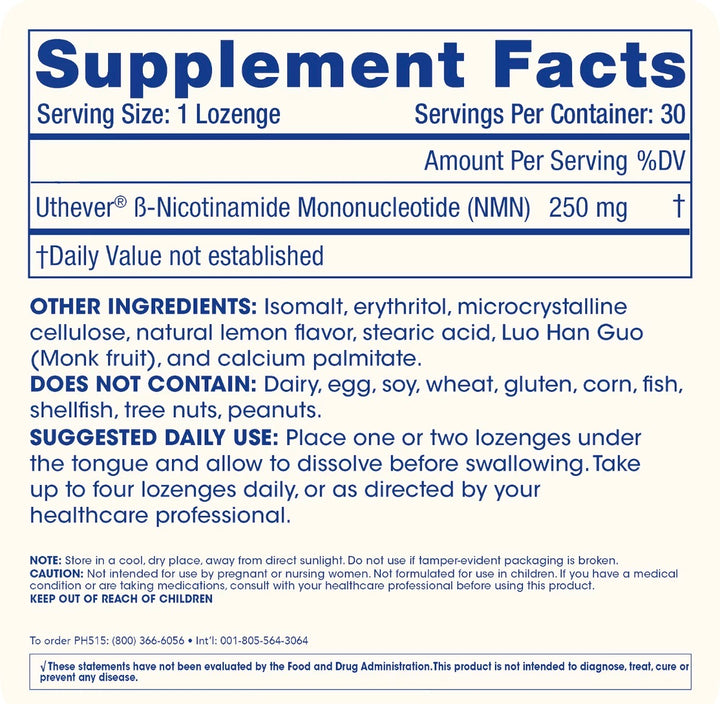 NMN Pro Health 250mg 30 lozenges