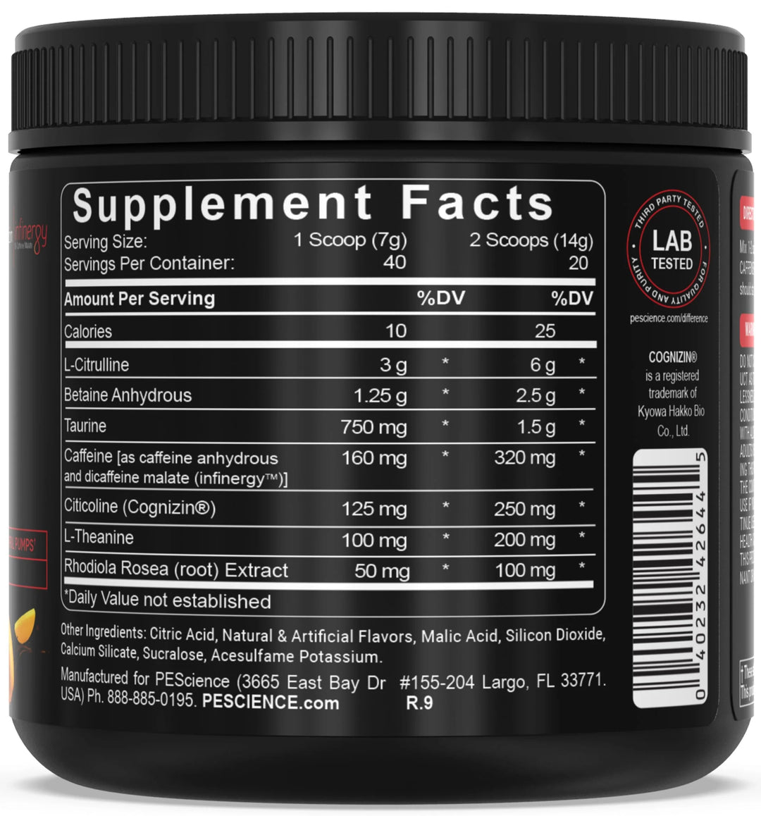 Prolific Pre-Workout 40/20 porciones