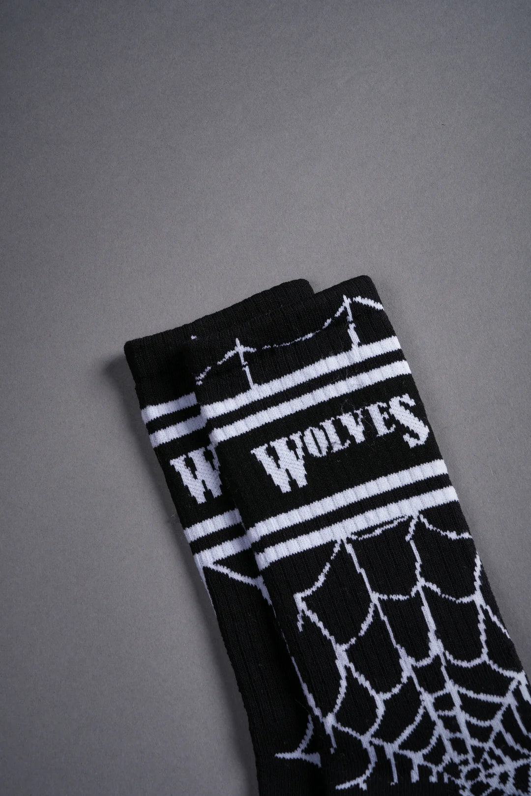 GRIT WEB CLASSIC SOCKS IN BLACK